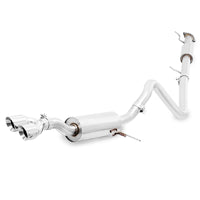 Mishimoto 14-16 Ford Fiesta ST 1.6L 2.5in Stainless Steel Resonated Cat-Back Exhaust w/ Polish Tips - Mammoth Racing -