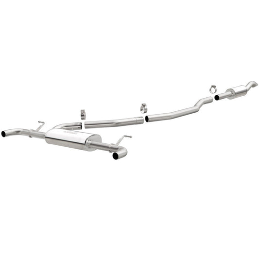 MagnaFlow 13-15 Lincoln MKZ L4 2.0l Turbo Stainless Cat Back Performance Exhaust Dual Split Rear - Mammoth Racing -