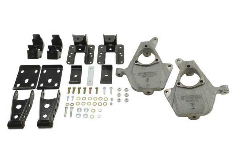 Belltech Lowering KIT 2014 Chevy/GMC Silverado/Sierra All Cabs 2WD 2in Front/4in Rear w/o Shocks - Mammoth Racing -