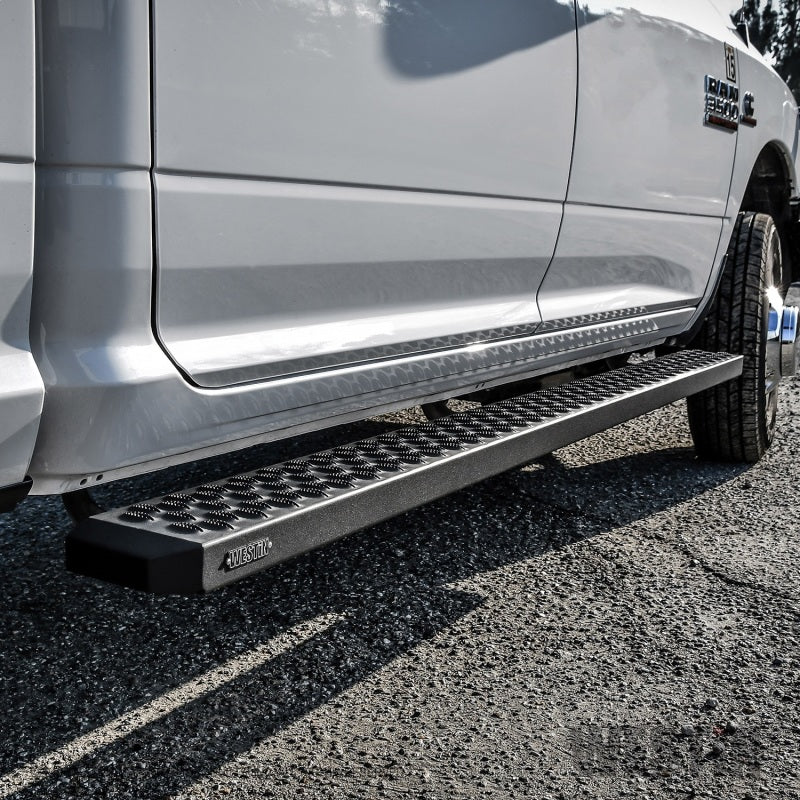 Westin Grate Steps Running Boards 83 in - Textured Black - Mammoth Racing -