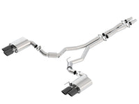 Borla 2018 Ford Mustang GT (A/T / M/T) 3in S-Type Catback Exhaust w/o Valves w/ Black Chrome Tips - My Store