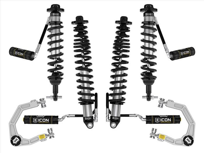 Icon 21-up Bronco Non-sasquatch 3-4" Lift Stage 4 Suspension System Billet - Mammoth Racing -