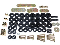 Energy Suspension 65-67 Chevrolet Biscayne/Bel Air/Caprice/Impala Body Mount Set w/ Hardware - Black - Mammoth Racing -