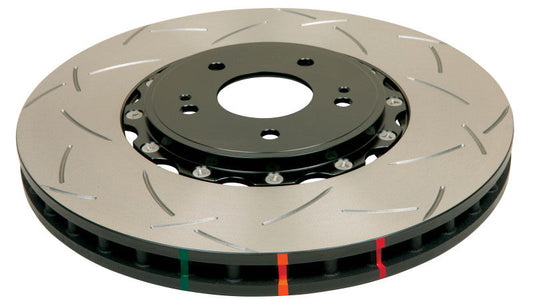 DBA 97-04 Corvette C5/C6 Front Slotted 5000 Series 2 Piece Rotor Assembled w/ Black Hat - Mammoth Racing -