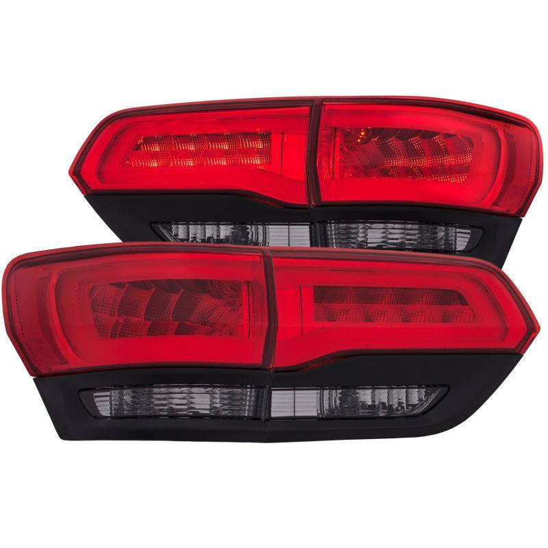 ANZO 2014-2016 Jeep Grand Cherokee LED Taillights Red/Smoke - My Store