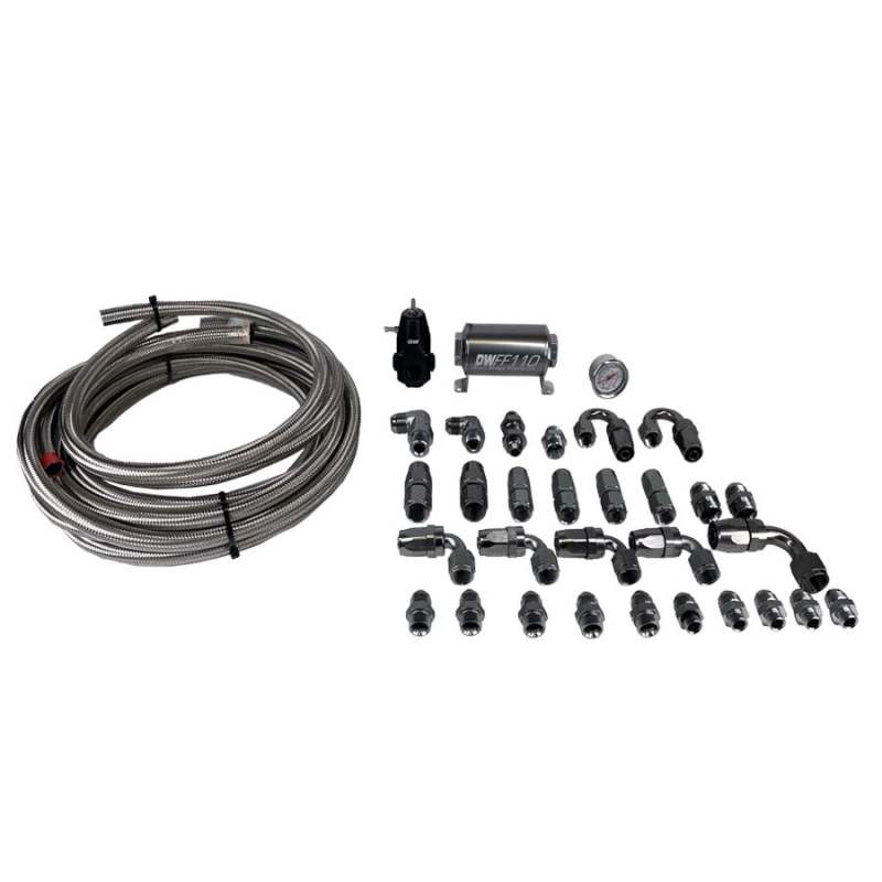 DeatschWerks X3 Series Pump Hanger PTFE Plumbing Kit for 1999-2004 Ford F-150 Lightning - Mammoth Racing -