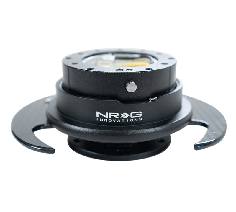 NRG Quick Release Kit Gen 3.0 - Black Body / Black Ring w/ Carbon Fiber Handles - My Store