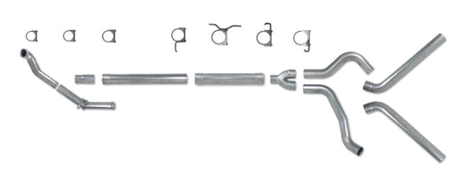 Diamond Eye KIT 4in TB MFLR RPLCMENT PIPE DUAL SS 94-97 5 7 3L F250/F350 PWRSTROKE NFS W CARB STDS - Mammoth Racing -