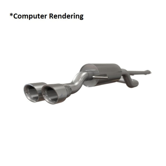 Mishimoto 14-16 Ford Fiesta ST 1.6L 2.5in Stainless Steel Cat-Back Exhaust w/ Burnt Ti Tips - Mammoth Racing -