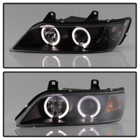 Spyder BMW Z3 96-02 Projector Headlights LED Halo Black High H1 Low H1 PRO-YD-BMWZ396-HL-BK - Mammoth Racing -