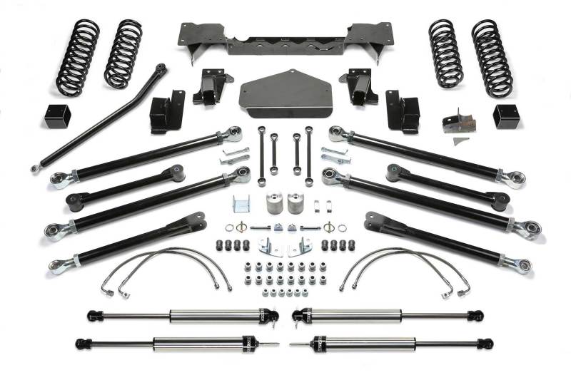 Fabtech 07-18 Jeep JK 4-Door 3in Crawler w/Dlss Shks - Mammoth Racing -