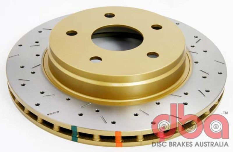 DBA 05-09 Dodge Durango/05-10 Ram 4000 Series Drilled and Slotted Front Rotor - Mammoth Racing -