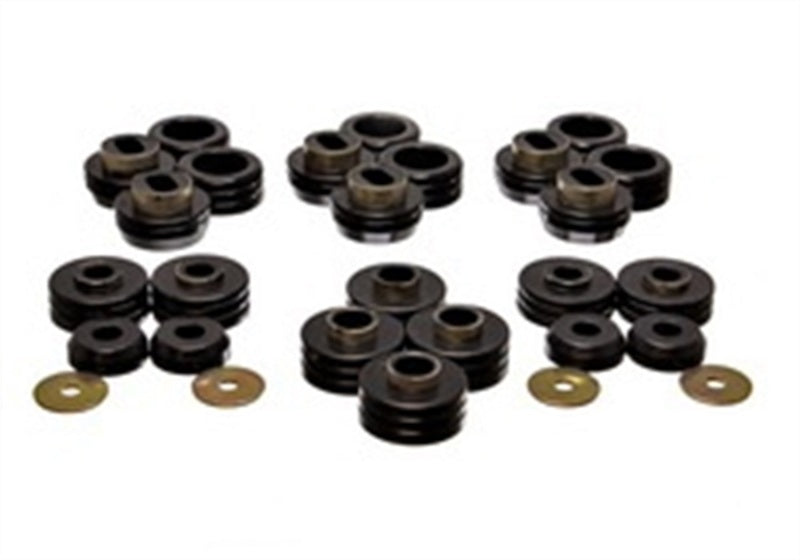 Energy Suspension 81-91 GM Denali XL/Suburban/Yukon XL 2WD/4WD Black Body (Cab) Mount Set - Mammoth Racing -