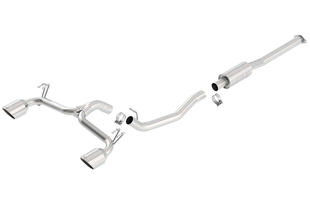 Borla 09-15 Mitsubishi Lancer Ralliart 2.0L 4cyl MT 6spd AWD Catback Exhaust - Mammoth Racing -