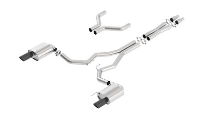 Borla 15-17 Ford Mustang GT 5.0L AT/MT Cat-Back Exhaust - Mammoth Racing -