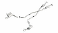 Borla 2015 Jeep Grand Cherokee SRT8 S-Type Dual Round Rolled Exit Catback Exhaust - Mammoth Racing -