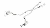 Borla 15-21 Jeep Grand Cherokee SRT 6.4L V8 AWD ATAK Cat-Back Exhaust System - Black Tips T-304SS - Mammoth Racing -