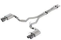 Borla 2018 Ford Mustang GT 5.0L AT/MT 3in Atak Catback Exhaust w/ Valves (Carbon Fiber Tip) - Mammoth Racing -