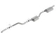 Borla 2020 Jeep Gladiator JT 3.6L V6 AWD 2.75in Touring Climber Black Turndown Tip & Over-Axle - Mammoth Racing -