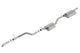 Borla 2020 Jeep Gladiator JT 3.6L V6 AWD 2.75in Touring Climber Turndown Tip - Mammoth Racing -
