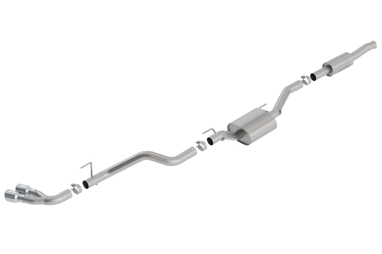Borla 2020 Jeep Gladiator JT 3.6L V6 AWD ATAK Dual Side Catback w/ Chrome Tips - Mammoth Racing -