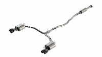 Borla 18-20 Toyota Camry XSE 3.5in Tip Dual Split Rear Exit Cat Back S-Type Exhaust Black Chrome - Mammoth Racing -