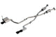 Borla 14-20 Jeep Grand Cherokee 3.6L V6 2/4WD 2.25in S-Type Cat-back - Black Chrome - Mammoth Racing -