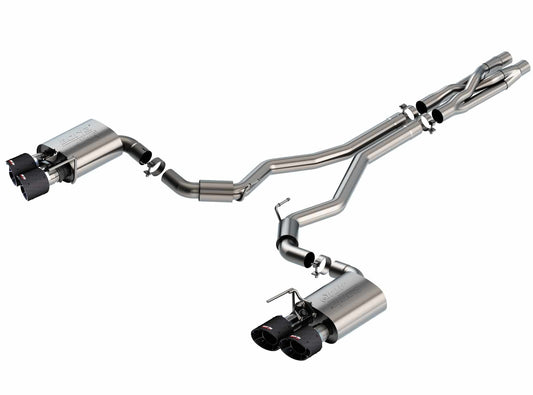Borla 2020 Ford GT500 5.2L AT 3in ATAK CatBack Exhaust w/ Carbon Fiber Tips - Mammoth Racing -