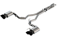 Borla 2020 Ford GT500 5.2L AT 3in ATAK CatBack Exhaust w/ Black Chrome Tips - Mammoth Racing -