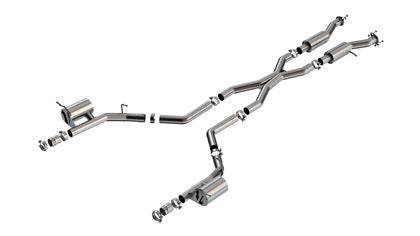 Borla 2021+ Dodge Durango SRT Hellcat 6.2L V8 AWD S-Type Cat-Back Exhaust System - Factory Tips - Mammoth Racing -