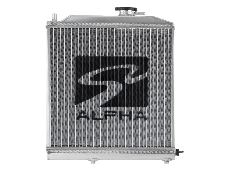 Skunk2 Alpha Series 88-91 Honda Civic/CRX Radiator (Half Size) (Dual Core) - Mammoth Racing -