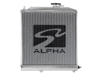 Skunk2 Alpha Series 88-91 Honda Civic/CRX Radiator (Half Size) (Dual Core) - Mammoth Racing -