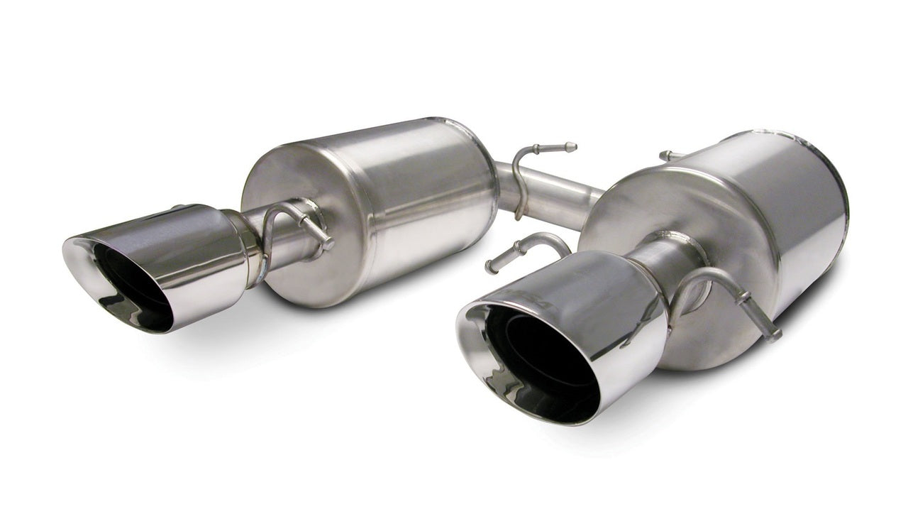 Corsa 05-07 Cadillac STS 4.6L Polished Touring Axle-Back Exhaust - Mammoth Racing -