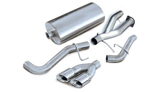 Corsa 14220 3.0 Inch Cat-Back Sport Single Side Exhaust 4.0 Inch Polished Tips - Mammoth Racing -COR14220