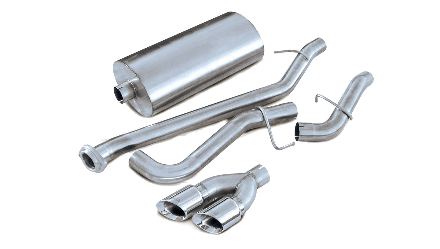 Corsa 02-06 Chevrolet Suburban Z71 5.3L V8 Polished Sport Cat-Back Exhaust - Mammoth Racing -