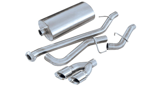 Corsa 14261 3.0 Inch Cat-Back Sport Single Side Exhaust 4.0 Inch Polished Tips - Mammoth Racing -COR14261