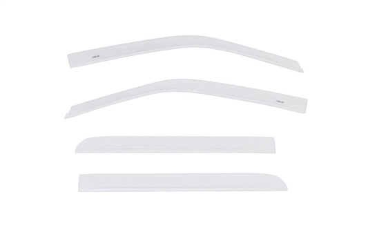 AVS 20-22 Ford F-150 (Incl. Raptor) Supercrew Low Profile Color Match Ventvisors 4pc - Oxford White - Mammoth Racing -