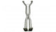 14330 Corsa X-Pipe 2.5 Inch Stainless Steel 09-13 Chevy Corvette C6 6.2L V8 Corsa Performance - Mammoth Racing -COR14330