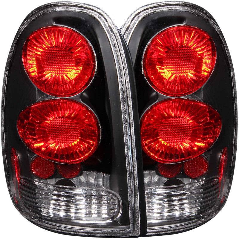 ANZO 1996-2000 Chrysler Voyager Taillights Black - My Store