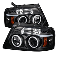 Spyder Ford F150 04-08 Projector Headlights Version 2 CCFL Halo LED Blk PRO-YD-FF15004-CCFL-G2-BK - Mammoth Racing -