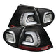 Spyder Volkswagen Golf V 06-09 LED TURN SIGNAL LED Tail Lights Black ALT-YD-VG03-LED-BK - Mammoth Racing -