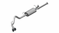 Corsa 09-10 Toyota Tundra Double Cab/Crew Max 5.7L V8 Polished Sport Cat-Back Exhaust - Mammoth Racing -