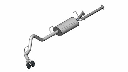 Corsa 09-10 Toyota Tundra Double Cab/Crew Max 5.7L V8 Polished Sport Cat-Back Exhaust