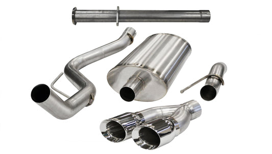 Corsa 14759 3.0 Inch Cat-Back Xtreme Single Side Exit Exhaust 4.0 Inch Polished Tips - Mammoth Racing -COR14759