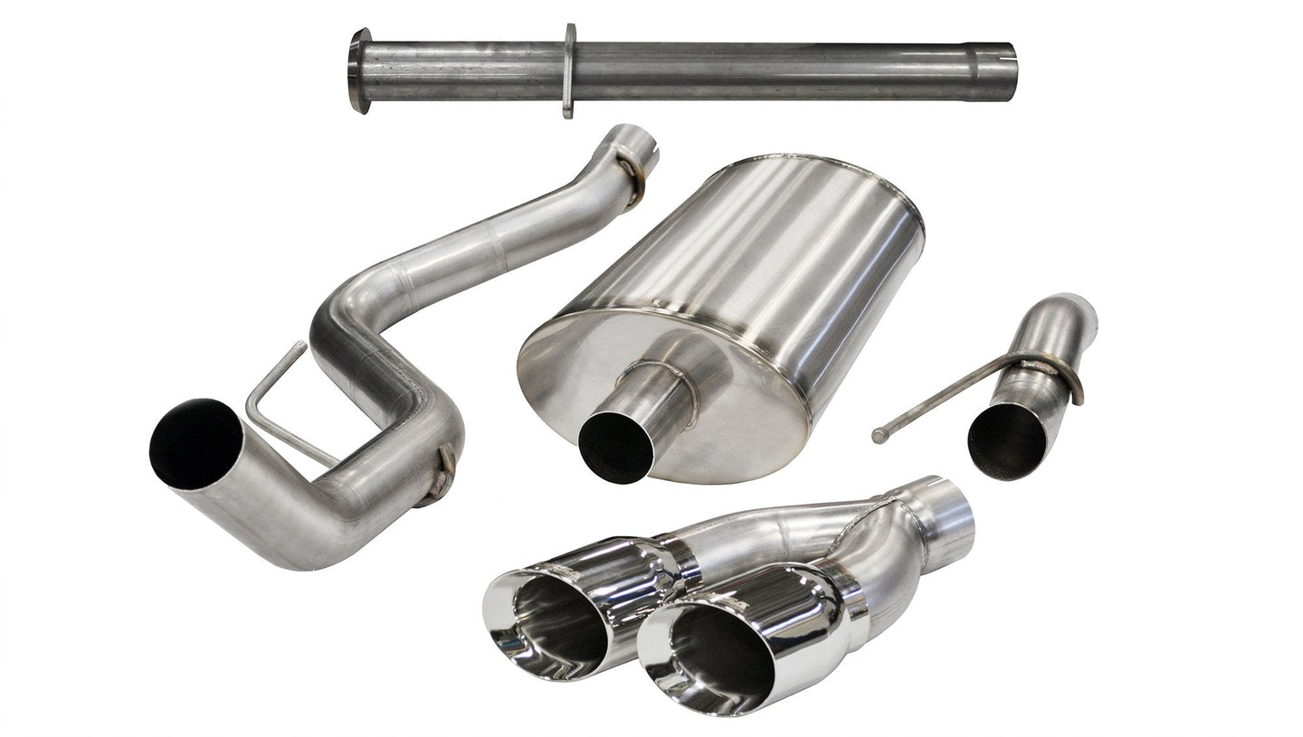 Corsa 14760 Cat-Back Xtreme Single Side Exit Exhaust 4.0 Inch Polished Tips - Mammoth Racing -COR14760