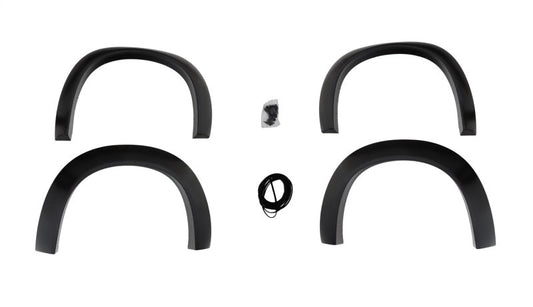 AVS 2008+ Dodge Challenger Smooth Front and Rear Fender Flares - Black (4 Pc) - Mammoth Racing -