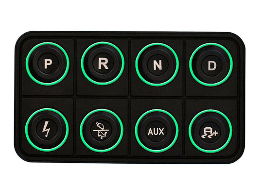AEM EV 8 Button Keypad CAN Based Programmable Backlighting - My Store