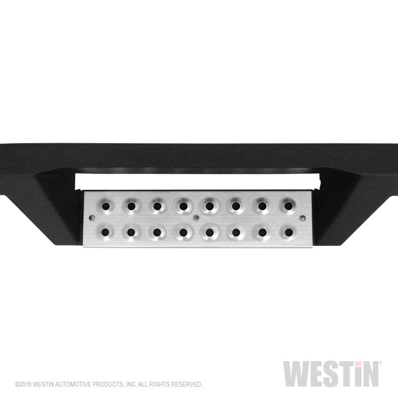 Westin 2019 Chevrolet Silverado/Sierra 1500 Crew Cab Drop Nerf Step Bars - Textured Black - Mammoth Racing -