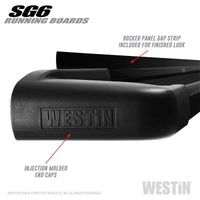 Westin Black Aluminum Running Board 68.4 inches SG6 Running Boards - Blk - Mammoth Racing -
