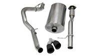 Corsa 09-13 Chevrolet Suburban 1500 5.3L V8 Black Sport Cat-Back Exhaust - Mammoth Racing -